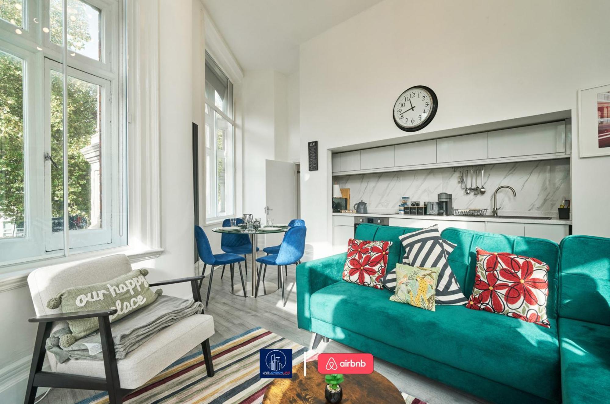 Last-Minute Specials L Sleeps Up To 4 Guests L One-Bedroom Apartment With King Bed And High Ceilings Near Camden By Live London Short Lets & Serviced Accommodation Exterior foto