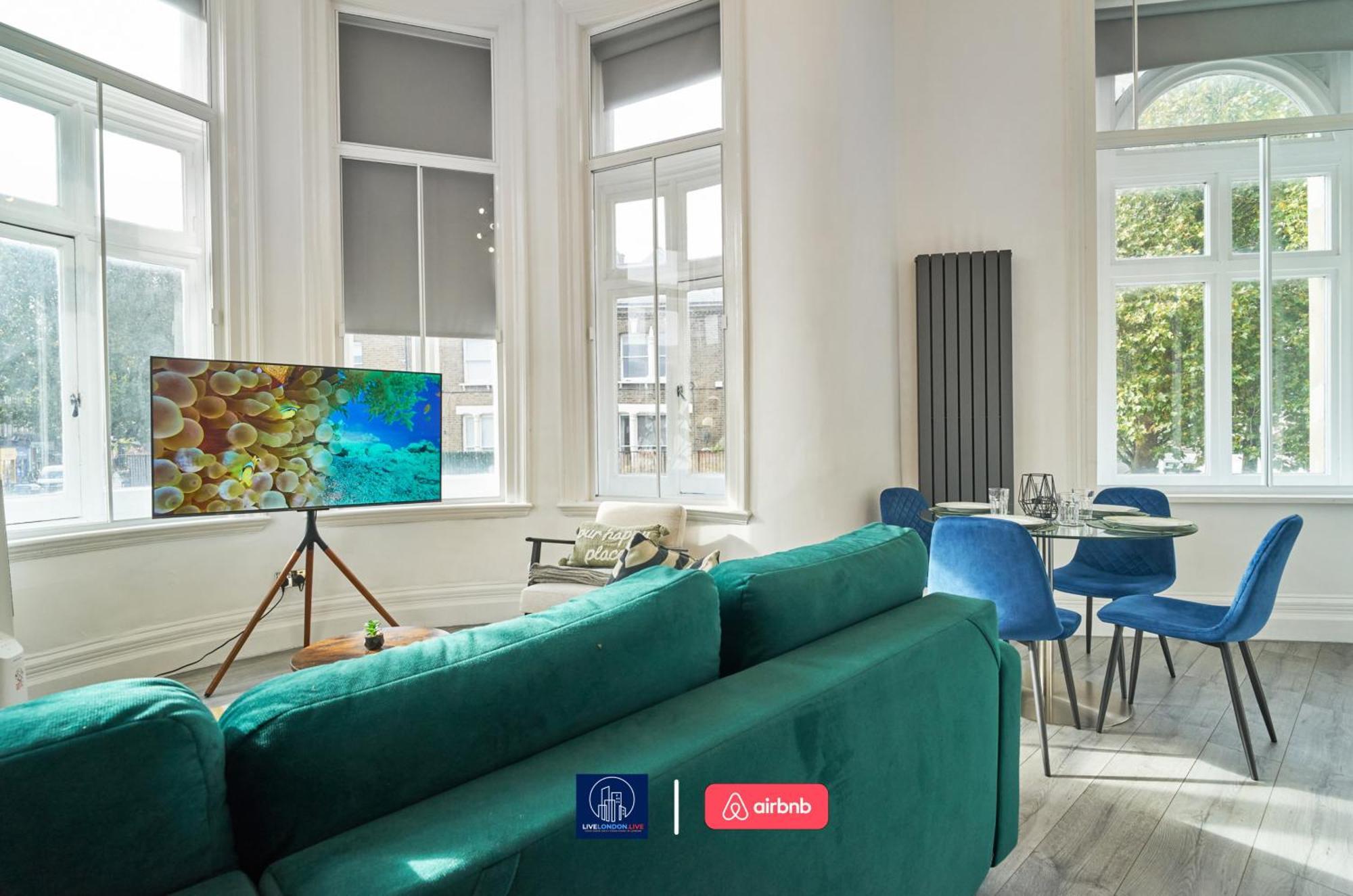 Last-Minute Specials L Sleeps Up To 4 Guests L One-Bedroom Apartment With King Bed And High Ceilings Near Camden By Live London Short Lets & Serviced Accommodation Exterior foto