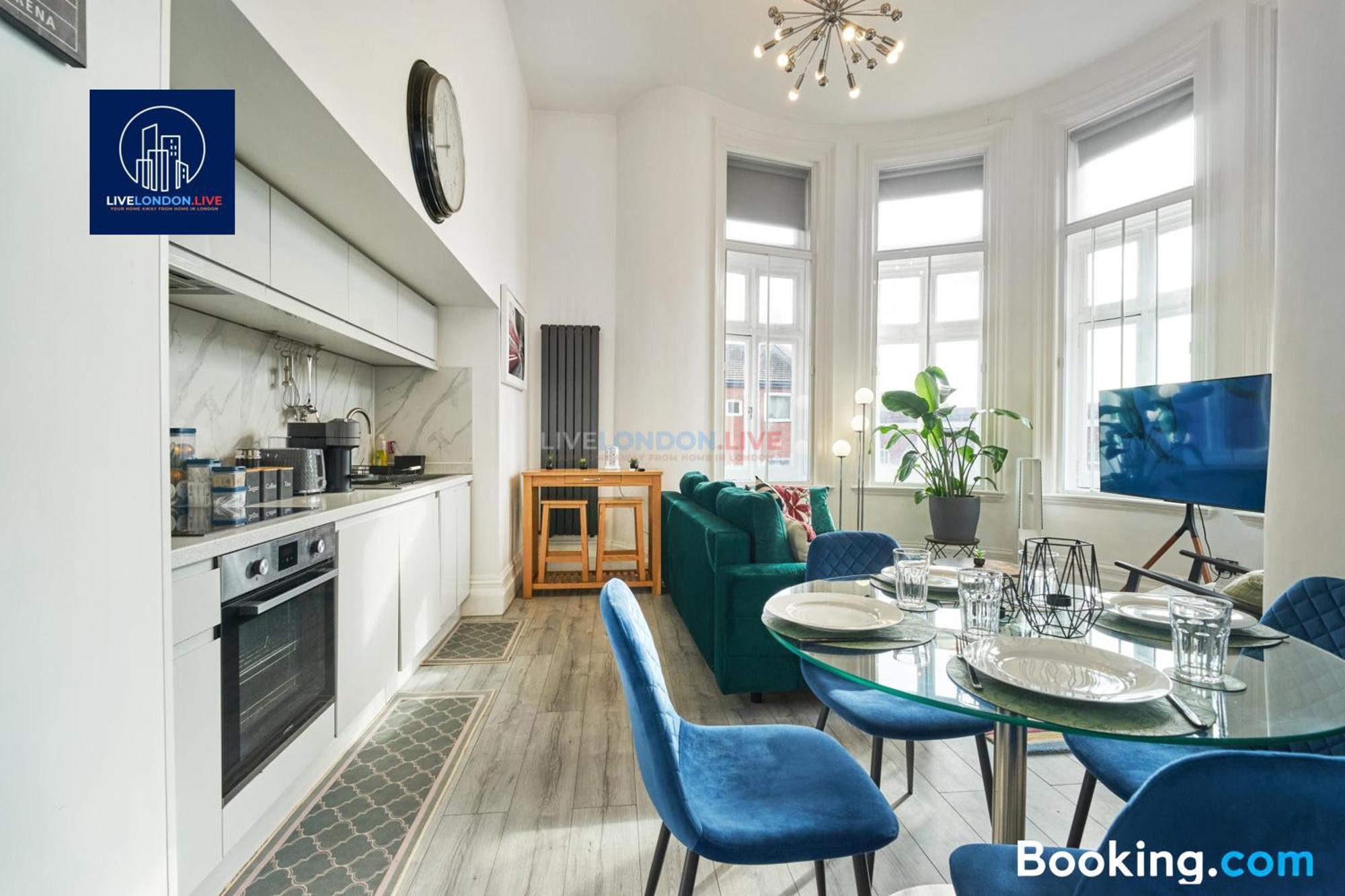 Last-Minute Specials L Sleeps Up To 4 Guests L One-Bedroom Apartment With King Bed And High Ceilings Near Camden By Live London Short Lets & Serviced Accommodation Exterior foto